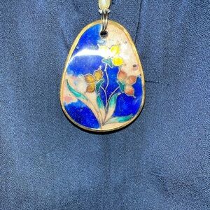 Kloison (signed) necklace which includes a pendant and super cool beading.